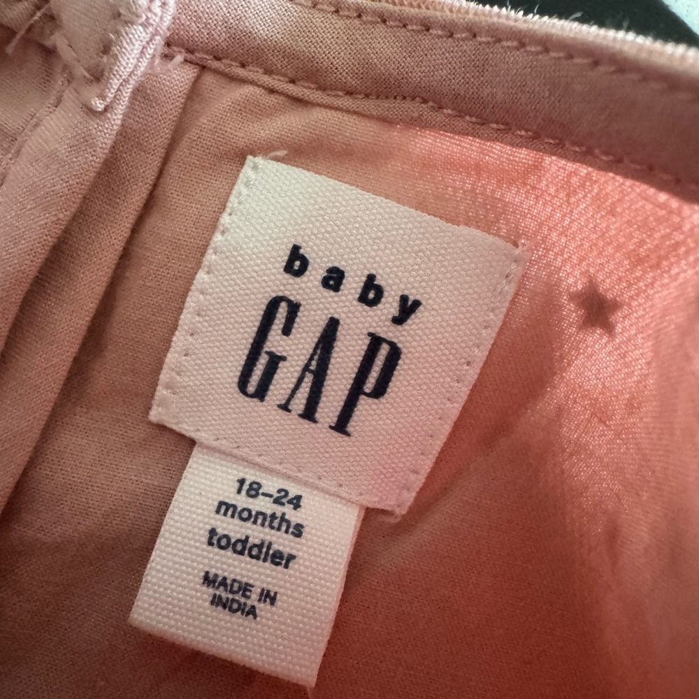 GAP Pink Dress with Gold Stars - Picture 2 of 4